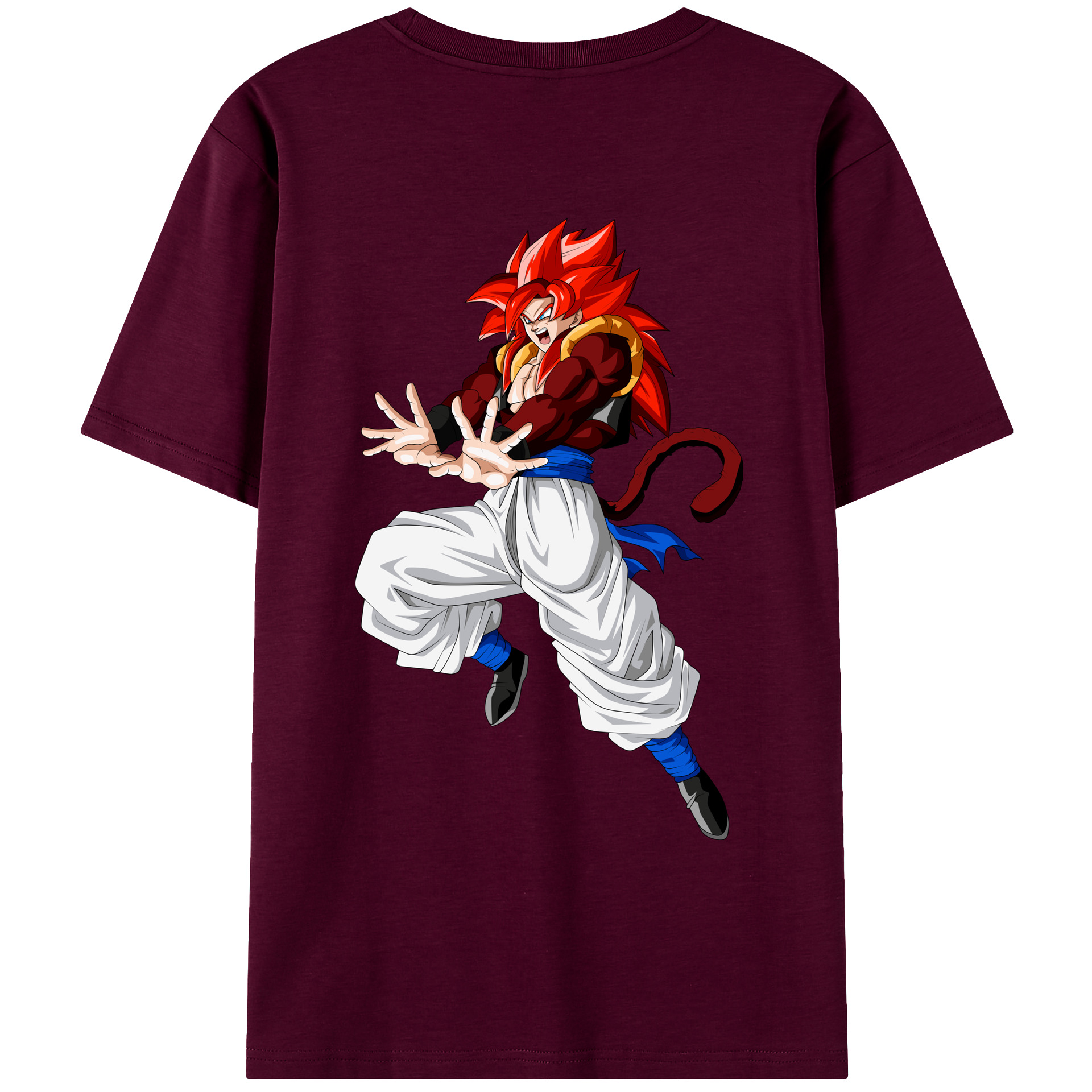 （画像用） ドラゴンボール 孫悟空（そん ごくう）Son Goku カカロット DRAGON BALL Kakarotto レディース半袖Tシャツ(バックプリント)